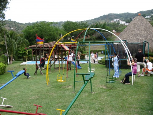 Playground next to the Swiss restaurant where we had lunch