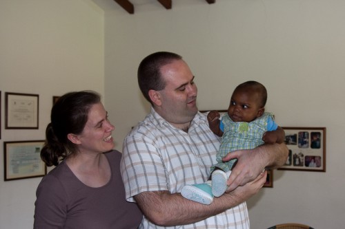 Simon and Leanne meet Andres