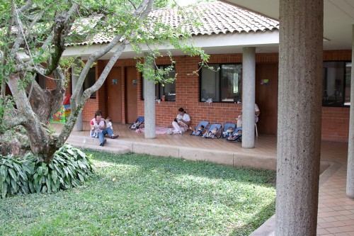 Chiquitines - central courtyard