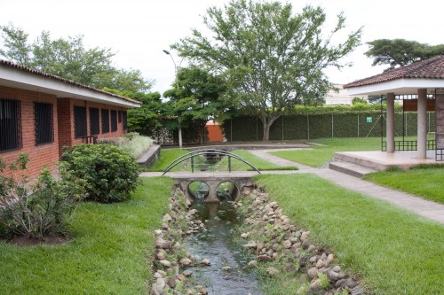 Creek running through the orphanage