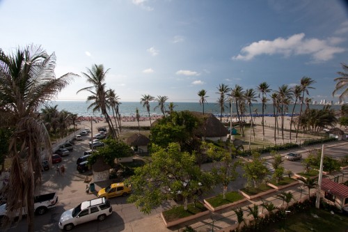 View from our room at the Hotel Caribe