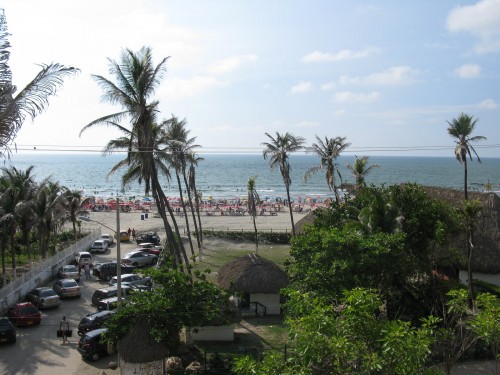 View from our room at the Hotel Caribe