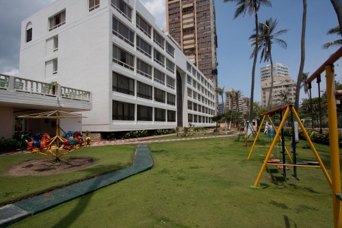 Hotel Caribe - Torre Lagomar. Our room was on the 4th floor, right at the far end of the building