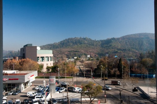 View from our hotel room - Holiday Inn Express