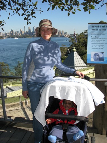 Leanne and Andres at Taronga Zoo