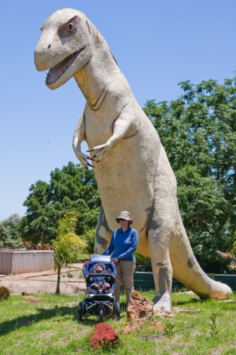 Dinosaur at Bredl's Reptile Park