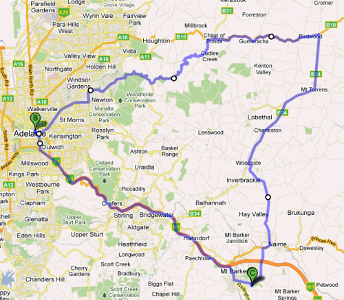 Mt Barker to Adelaide Zoo